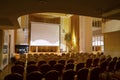 Luxury Music Theater Hall in Classic Style, Very Clean and Beautiful Interior Hall in the Theater