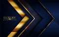 Luxury navy blue background with golden lines