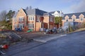 Luxury new house being built in Kilmacolm Scotland Royalty Free Stock Photo