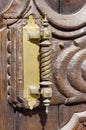 Luxury new ornate door handle,, Bulgaria Royalty Free Stock Photo