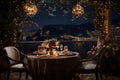 Luxury Night Dinner with a City View, A Romantic Evening