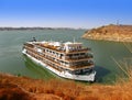 Luxury Nile Cruise at Abu Simbel, Egypt Royalty Free Stock Photo
