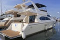 Luxury novatek 52 yacht rear view Royalty Free Stock Photo