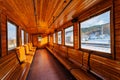 Luxury old train carriage Royalty Free Stock Photo