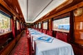 Luxury old train carriage Royalty Free Stock Photo