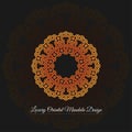 Luxury Oriental Mandala Design. mandala meditation relaxing pattern anti stress coloring