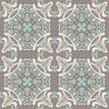 Luxury ornamental classical tile vector pattern Royalty Free Stock Photo