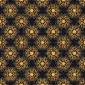 Luxury ornate abstract background in colors of gold and black