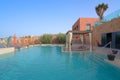 Luxury Outdoor Pool Spa Royalty Free Stock Photo
