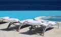 Luxury outdoor swimming pool chair