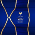 Luxury packaging template in modern style for wine cover, beer b Royalty Free Stock Photo