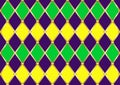 Luxury pattern in tElegant raditional Mardi Gras holiday colors.