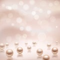 Luxury pearls background