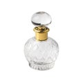 Luxury perfume bottle isolated on white background Royalty Free Stock Photo