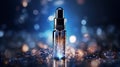 Luxury perfume, cosmetic premium glass bottle.