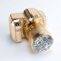 Luxury Photo Camera (Made Of Gold And Diamond)