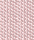 Luxury pink and light grey diamond hexagons seamless repeat pattern