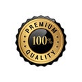 Luxury 100% premium quality product Royalty Free Stock Photo