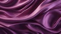 Luxury purple satin fabric background. illustration EPS10 Generative AI Royalty Free Stock Photo