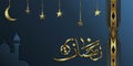 Luxury ramadan background, ramadhan kareem calligraphy