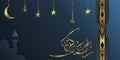 Luxury ramadan background, ramadhan kareem calligraphy