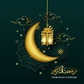 luxury ramadan kareem background vector illustration