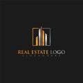 Luxury Real estate Logo Template. Vector Illustrator Eps.10