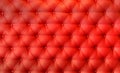 Luxury red leather cushion close-up background Royalty Free Stock Photo