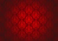 Luxury red ornamental pattern