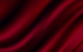 Luxury red silk fabric background. Dark red satin with wavy folds. Texture satin velvet material with gradient Royalty Free Stock Photo