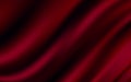 Luxury red silk fabric background. Dark red satin with wavy folds. Texture satin velvet material with gradient mesh for luxurious Royalty Free Stock Photo