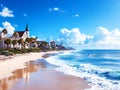 Luxury Resort Beach on the Gulf Coast Royalty Free Stock Photo