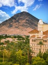 Luxury Resort in Desert by Mountain