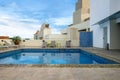 Luxury Resort Hotel Swimming Pool, Rooftop Royalty Free Stock Photo