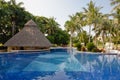 Luxury resort swimming pool