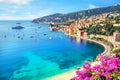Villefranche sur Mer, Cote d Azur, French Riviera, France Royalty Free Stock Photo