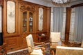 Luxury room in Pelisor Castle, Sinaia Royalty Free Stock Photo