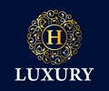 Luxury, Royal and Elegant Logo Vector Design, Beautiful Template