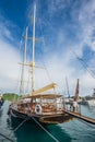 Luxury Sail Yacht Asgard in English Harbour, Antigua and Barbuda