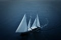 Luxury sailboat Royalty Free Stock Photo