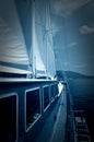 Luxury sailboat Royalty Free Stock Photo