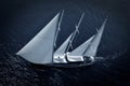 Luxury sailboat Royalty Free Stock Photo