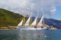 Luxury sailing yacht
