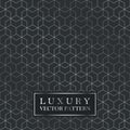 Luxury seamless geometric pattern - grid gradient texture. Royalty Free Stock Photo