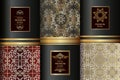 Luxury seamless patterns collection