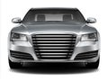 Luxury sedan front view Royalty Free Stock Photo