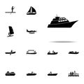 luxury, ship icon. water transportation icons universal set for web and mobile Royalty Free Stock Photo