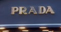 Luxury shop Prada