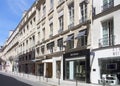 Luxury shopping street Rue Saint Honore