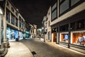 Luxury shops in Rodeo Drive at night Royalty Free Stock Photo
